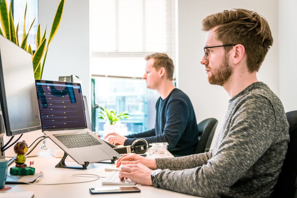 developers creating an education application using blockchain
